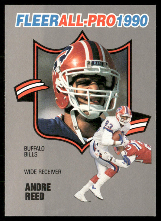 Andre Reed 1990 Fleer All-Pro #24 Buffalo Bills