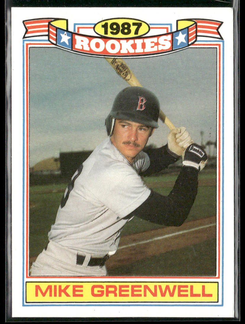 Mike Greenwell 1988 Topps Glossy Rookies #3a Boston Red Sox