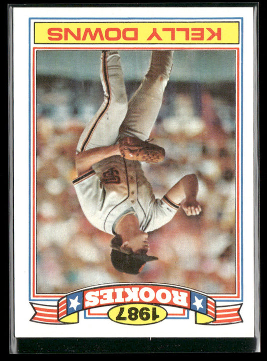 Kelly Downs 1988 Topps Glossy Rookies #19a San Francisco Giants