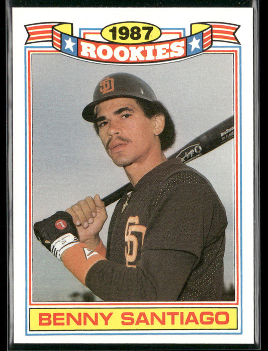 Benny Santiago 1988 Topps Glossy Rookies #18 San Diego Padres