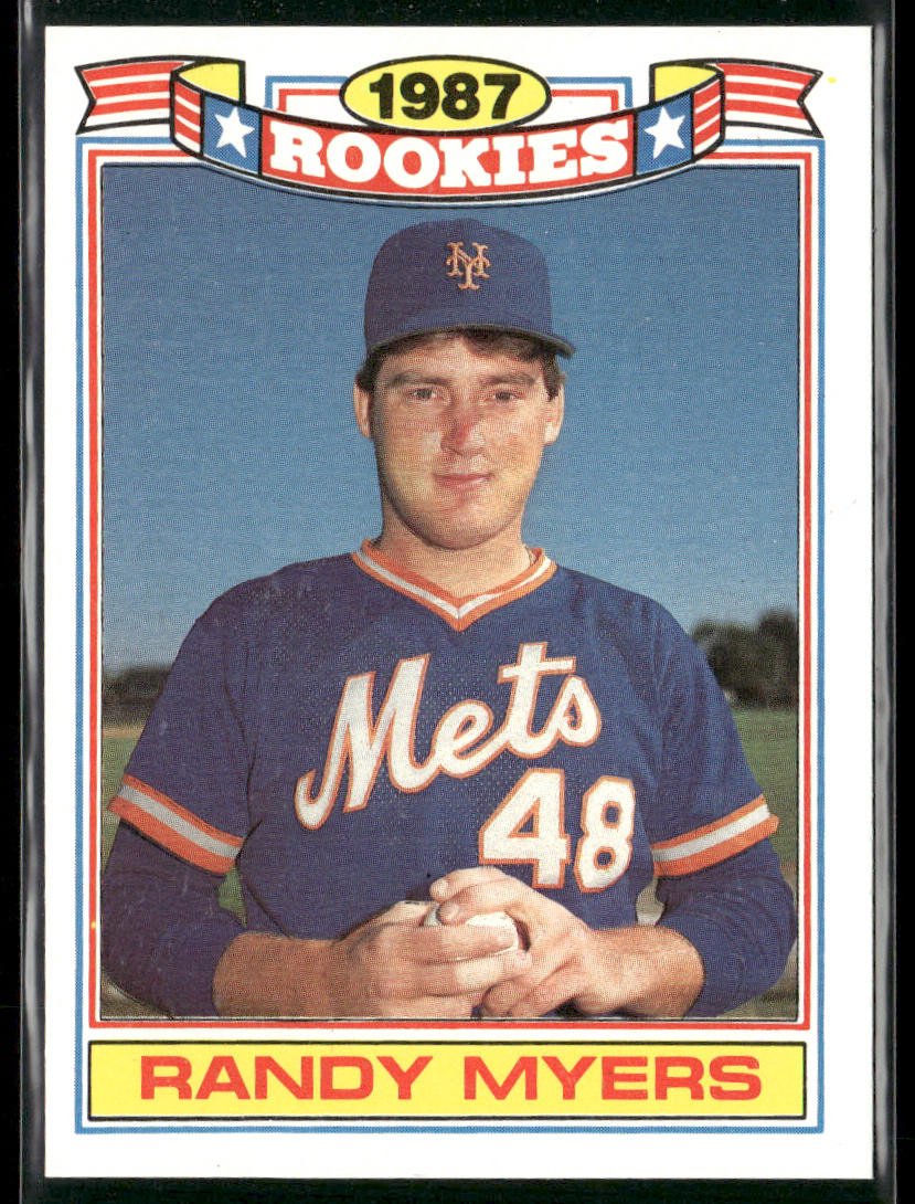 Randy Myers 1988 Topps Glossy Rookies #12a New York Mets