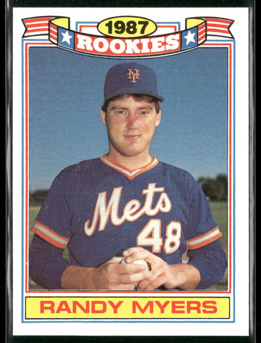 Randy Myers 1988 Topps Glossy Rookies #12a New York Mets