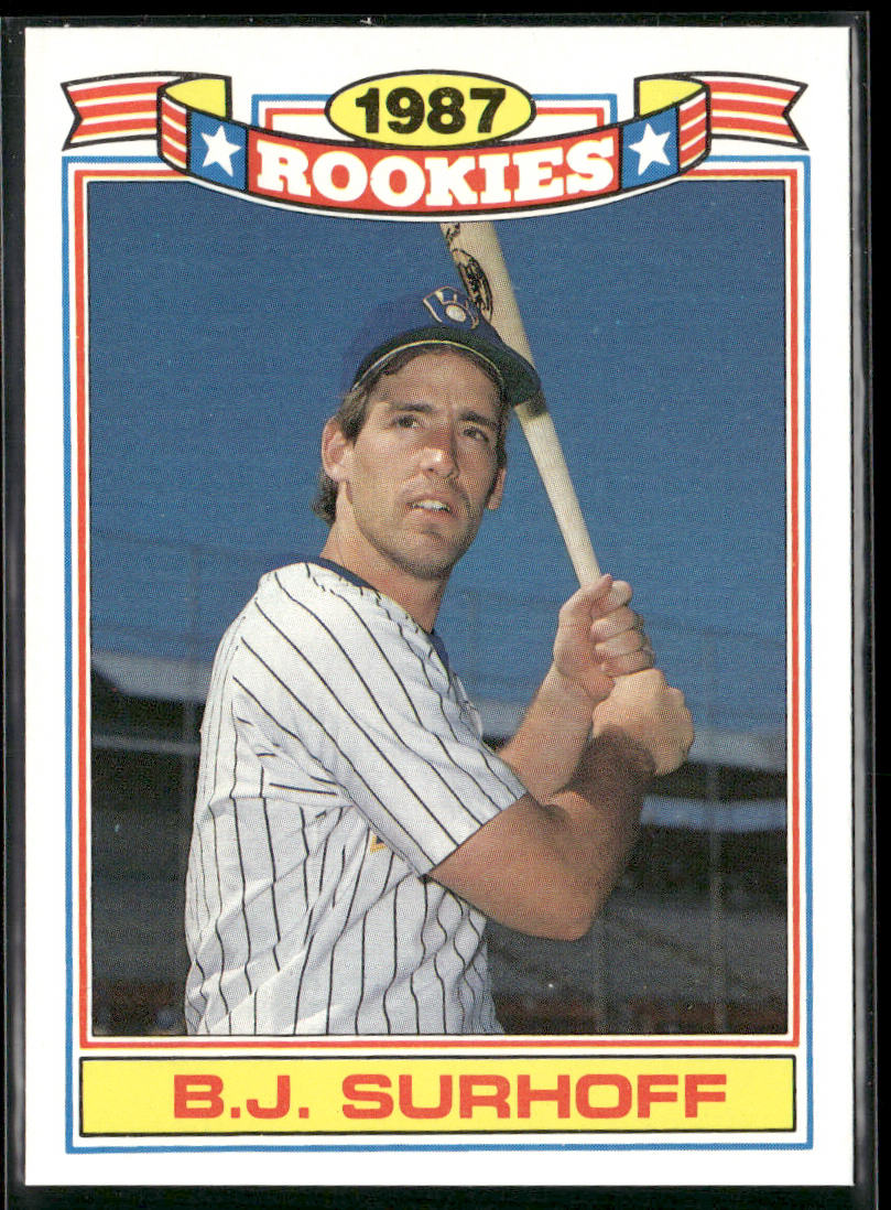 B.J. Surhoff 1988 Topps Glossy Rookies #10a Milwaukee Brewers
