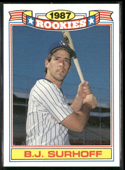 B.J. Surhoff 1988 Topps Glossy Rookies #10a Milwaukee Brewers