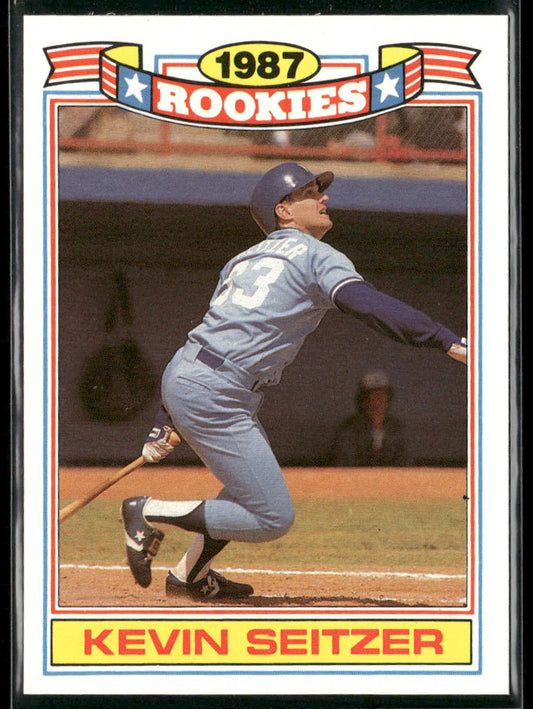 Kevin Seitzer 1988 Topps Glossy Rookies #9b Kansas City Royals