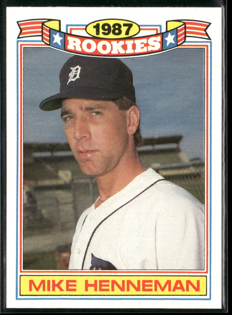 Mike Henneman 1988 Topps Glossy Rookies #7a Detroit Tigers