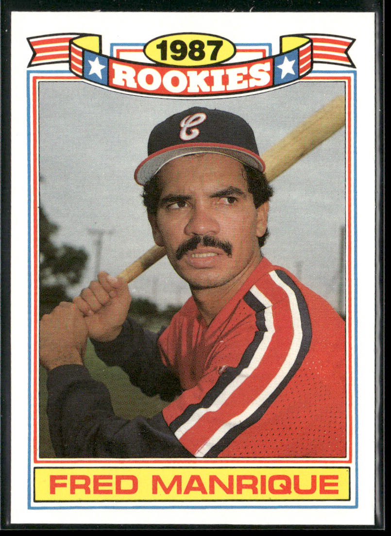 Fred Manrique 1988 Topps Glossy Rookies #6a Chicago White Sox