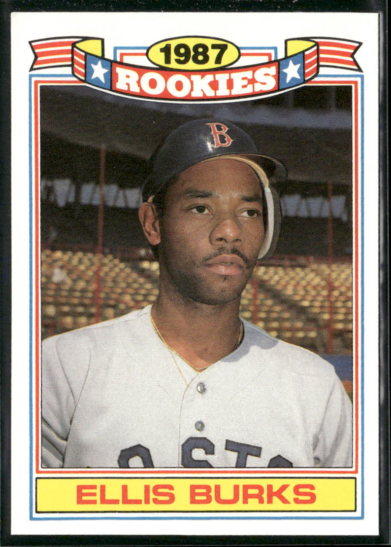 Ellis Burks 1988 Topps Glossy Rookies #2b Boston Red Sox