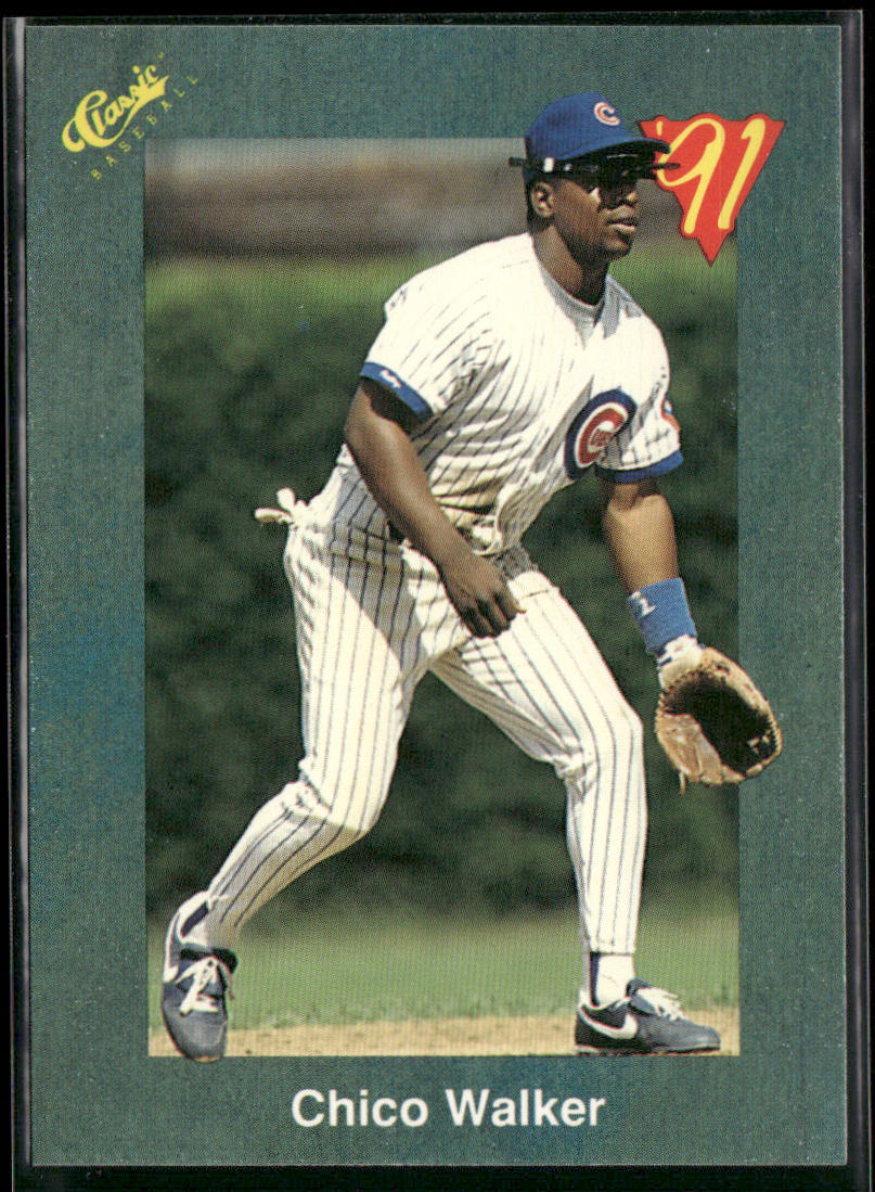 Chico Walker 1991 Classic III #T93 Chicago Cubs