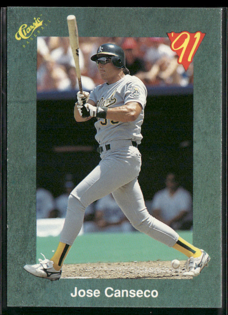 Jose Canseco 1991 Classic III #T6 Oakland Athletics