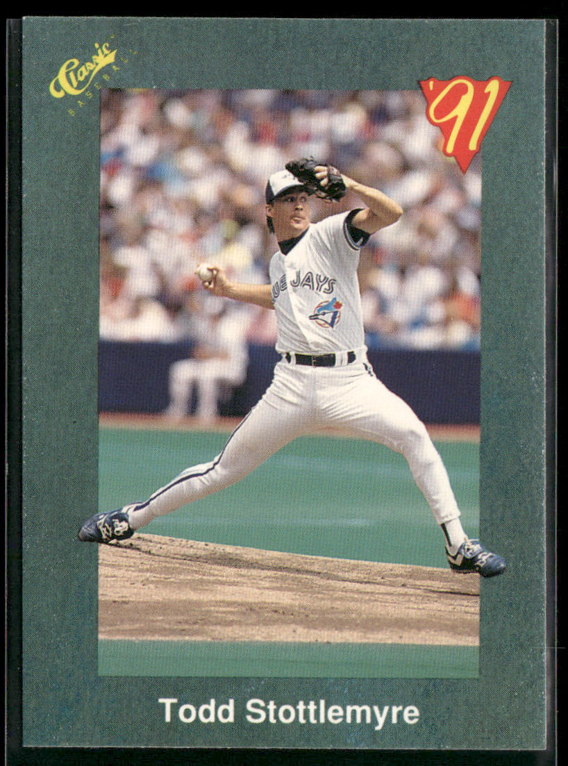 Todd Stottlemyre 1991 Classic III #T89 Toronto Blue Jays