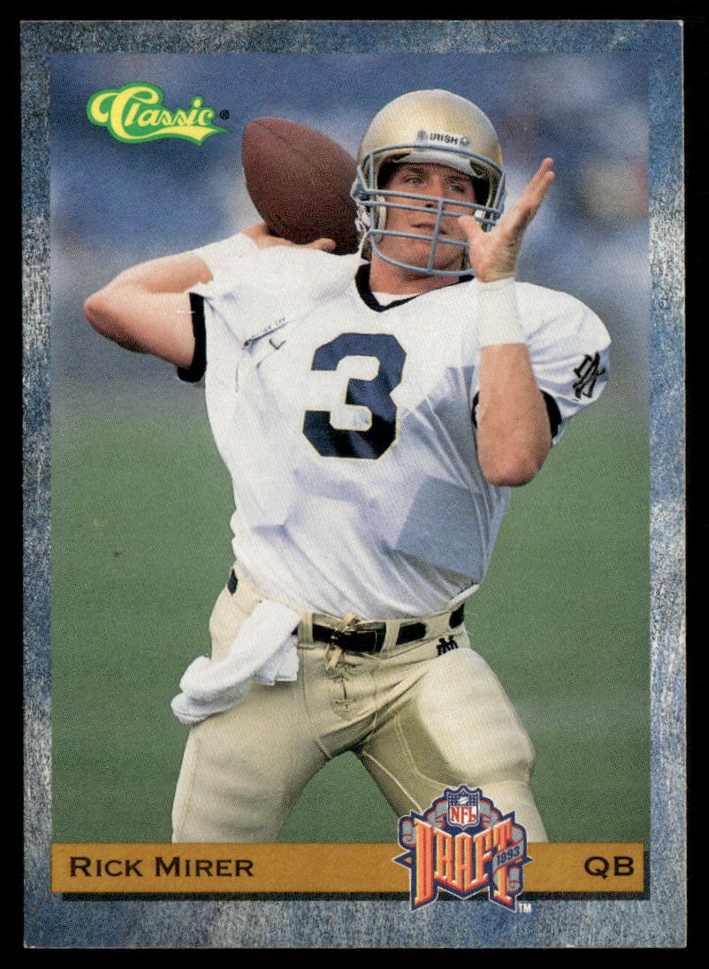 Rick Mirer 1993 Classic #2 Seattle Seahawks