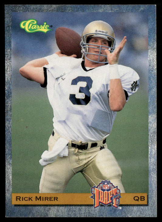 Rick Mirer 1993 Classic #2 Seattle Seahawks
