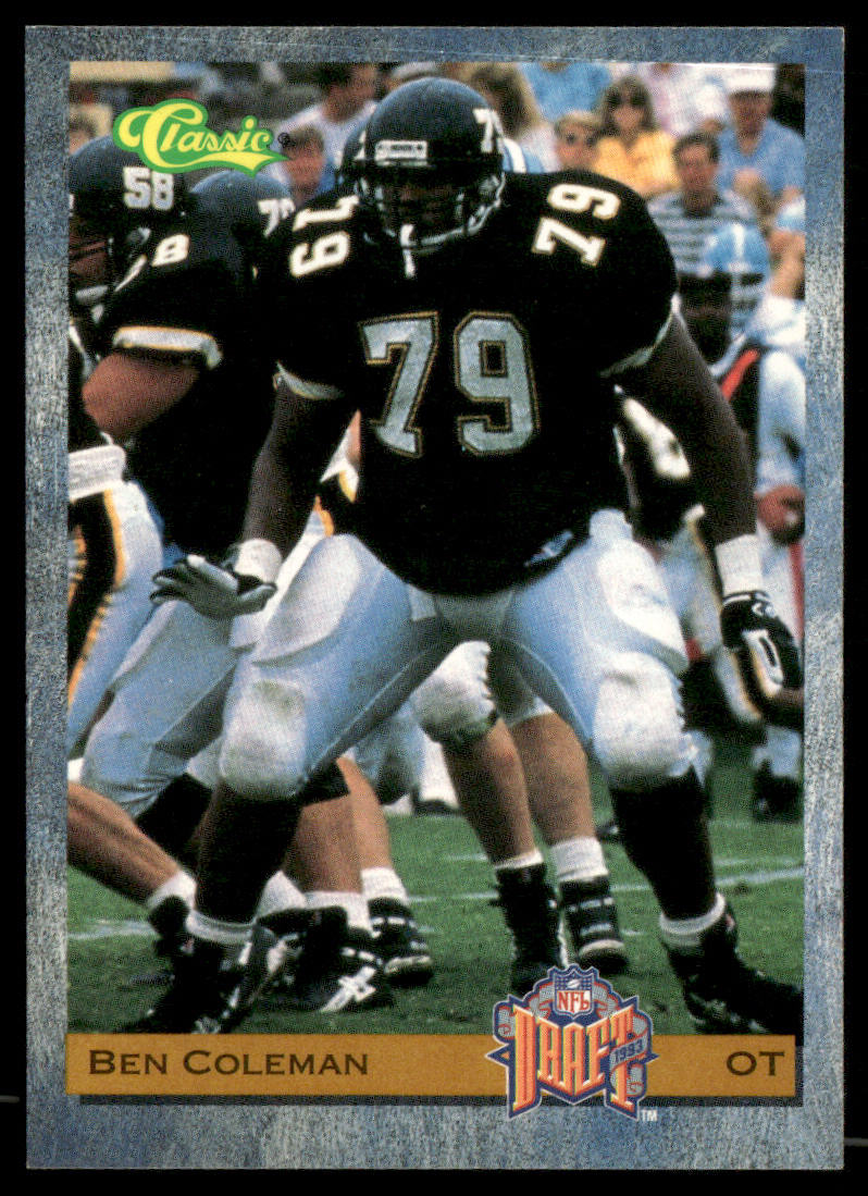 Ben Coleman 1993 Classic #14 Phoenix Cardinals