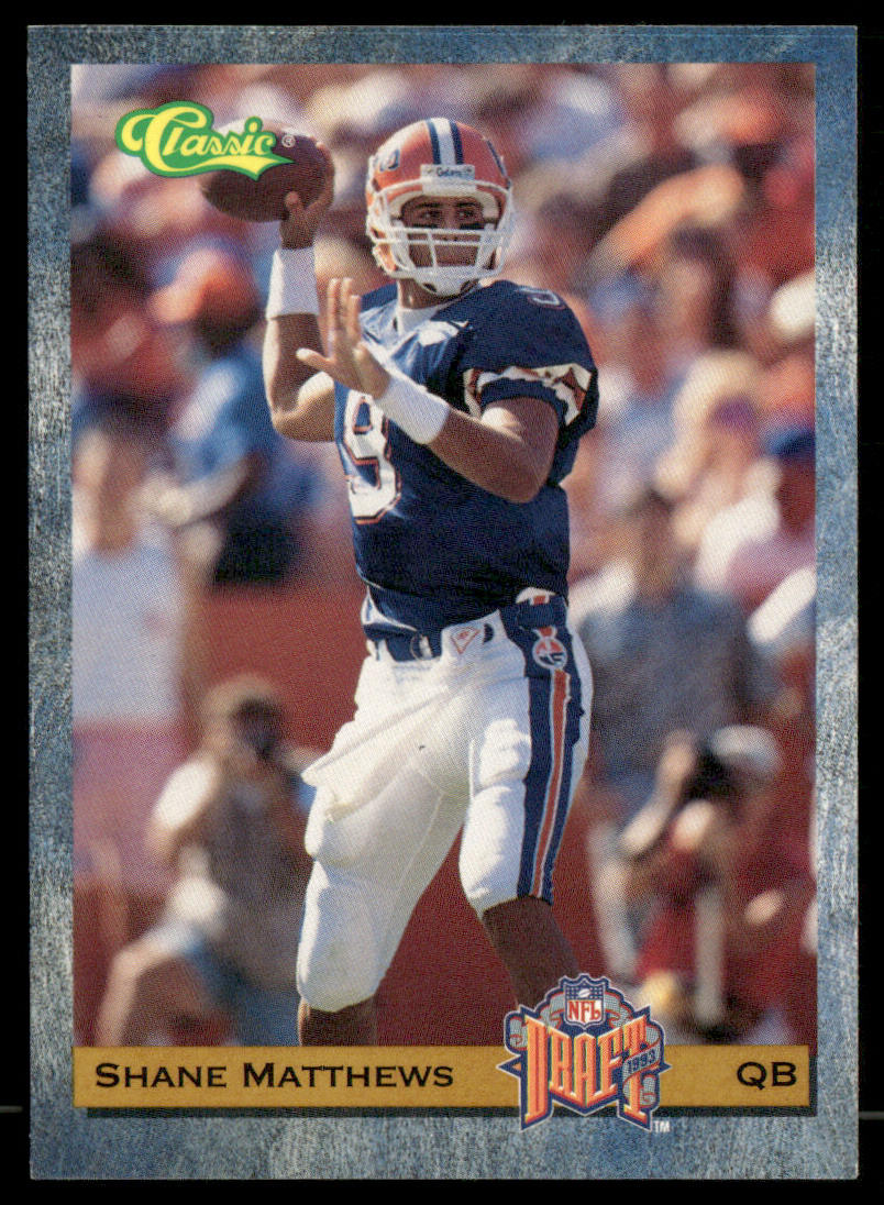 Shane Matthews 1993 Classic #22 Florida Gators