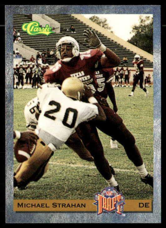 Michael Strahan 1993 Classic #58 New York Giants
