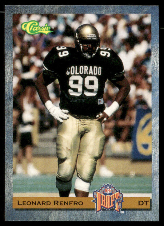Leonard Renfro 1993 Classic #64 Philadelphia Eagles