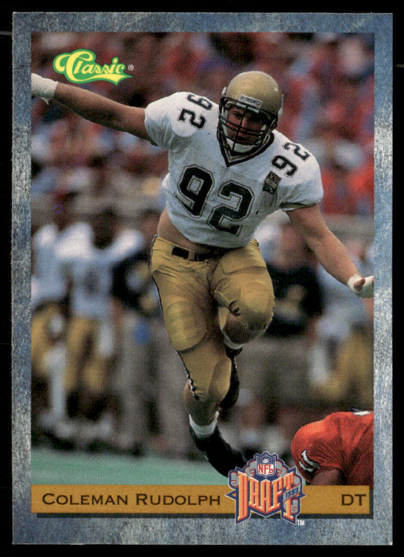 Coleman Rudolph 1993 Classic #65 New York Jets