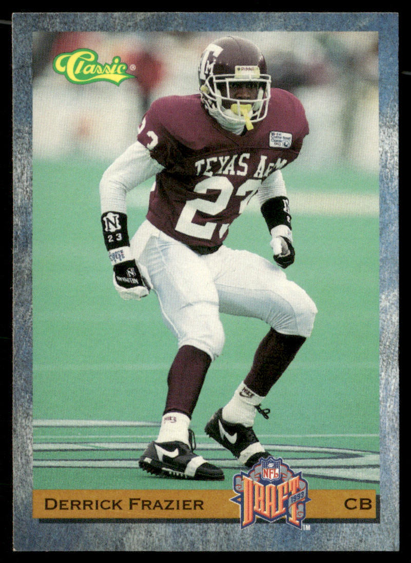 Derrick Frazier 1993 Classic Gold #69 Philadelphia Eagles