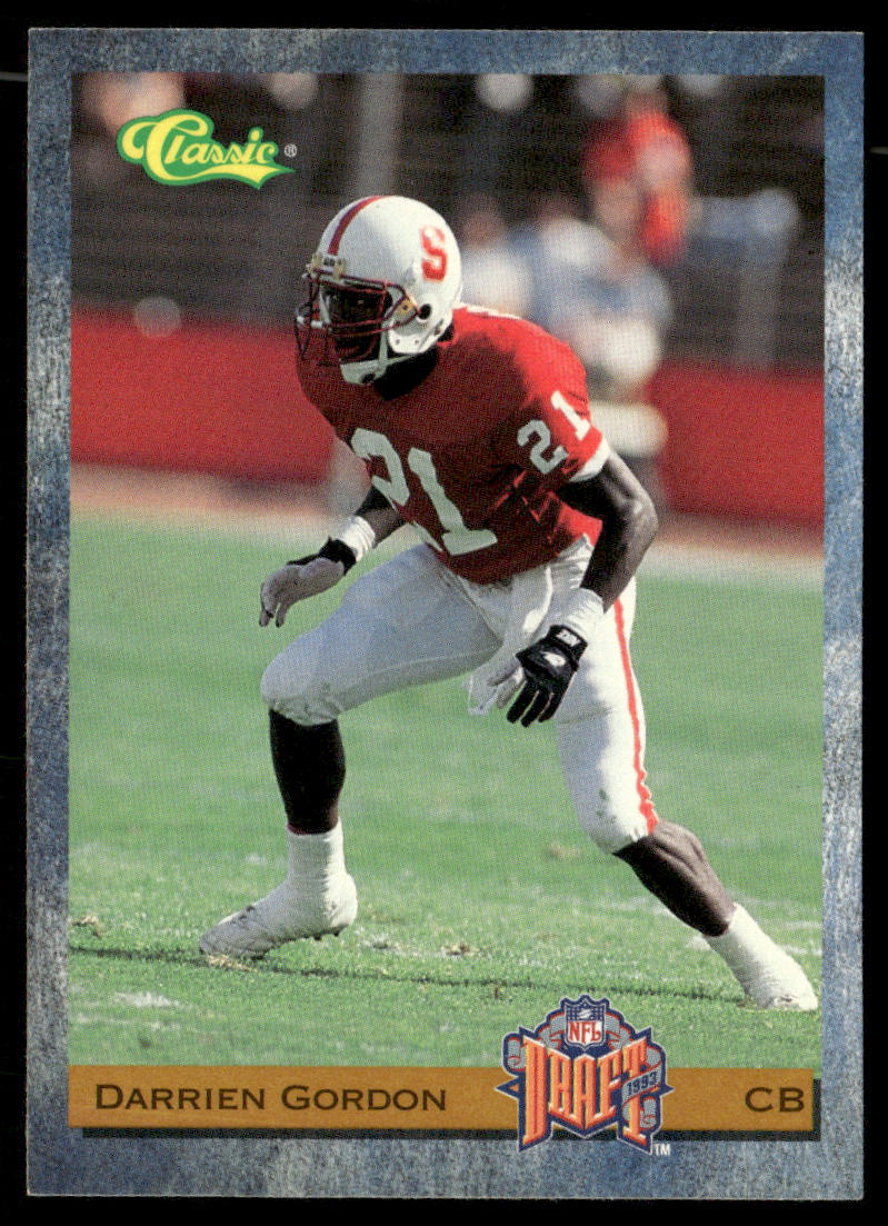 Darrien Gordon 1993 Classic #70 San Diego Chargers