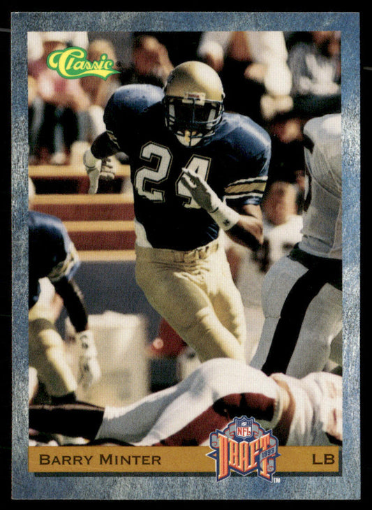 Barry Minter 1993 Classic #81 Dallas Cowboys