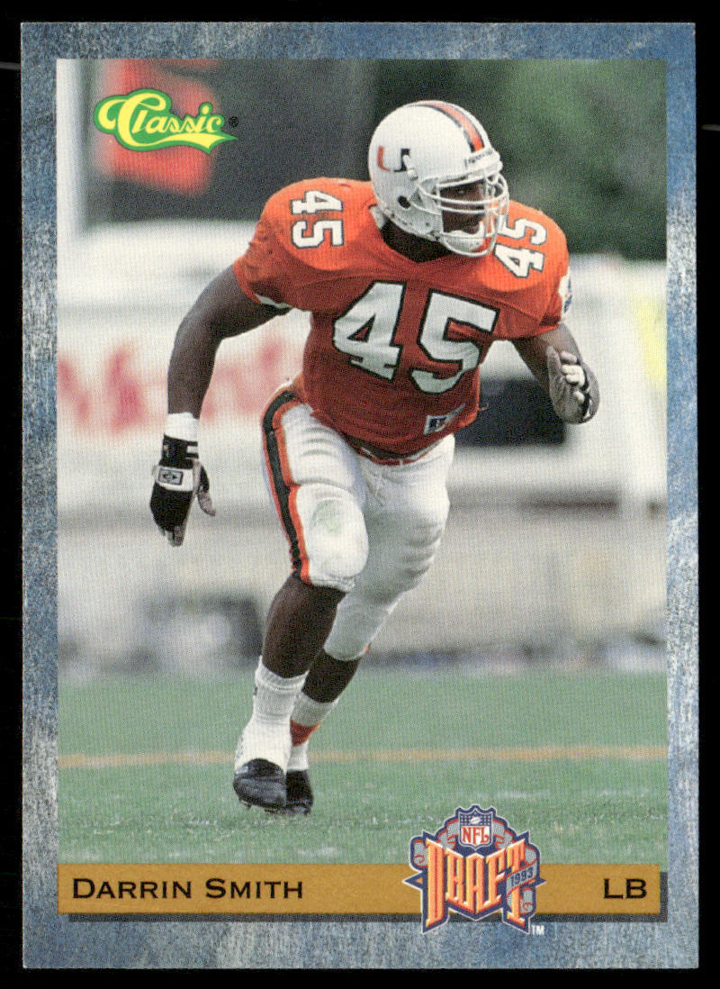 Darrin Smith 1993 Classic #82 Dallas Cowboys