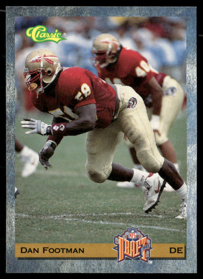 Dan Footman 1993 Classic #85 Cleveland Browns
