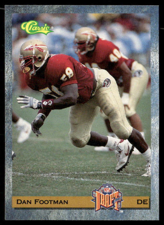 Dan Footman 1993 Classic #85 Cleveland Browns