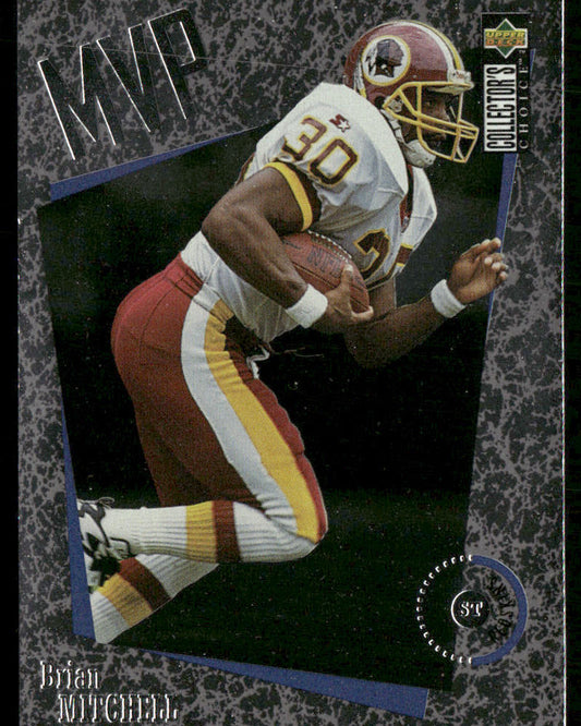 Brian Mitchell 1996 Collector's Choice MVPs #M45 Washington Redskins