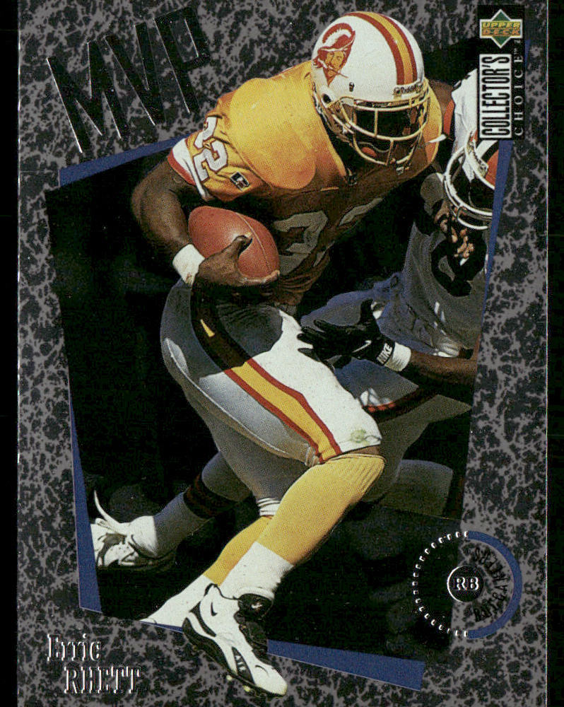 Errict Rhett 1996 Collector's Choice MVPs #M44 Tampa Bay Buccaneers