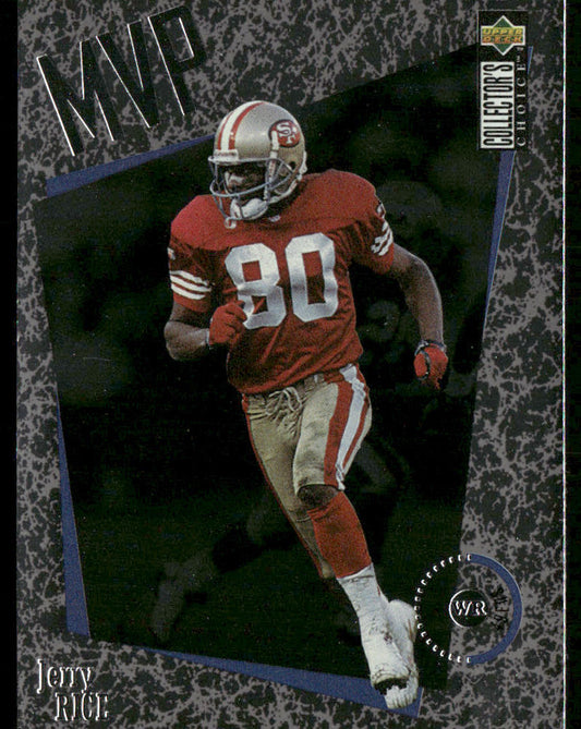 Jerry Rice 1996 Collector's Choice MVPs #M42 San Francisco 49ers