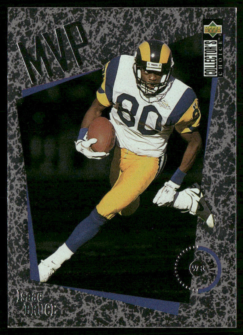 Isaac Bruce 1996 Collector's Choice MVPs #M38 St. Louis Rams