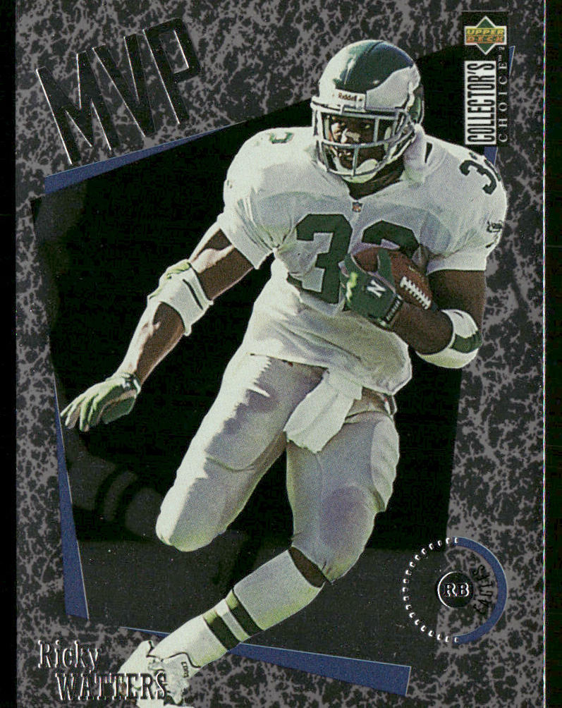 Ricky Watters 1996 Collector's Choice MVPs #M35 Philadelphia Eagles