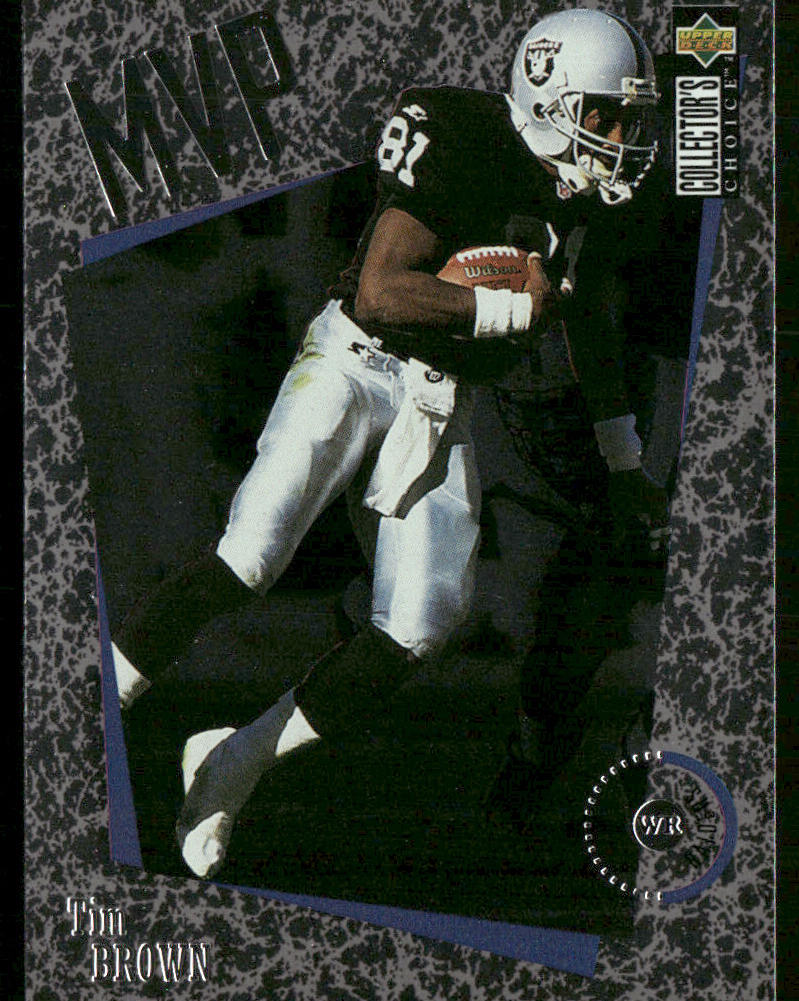 Tim Brown 1996 Collector's Choice MVPs #M33 Oakland Raiders