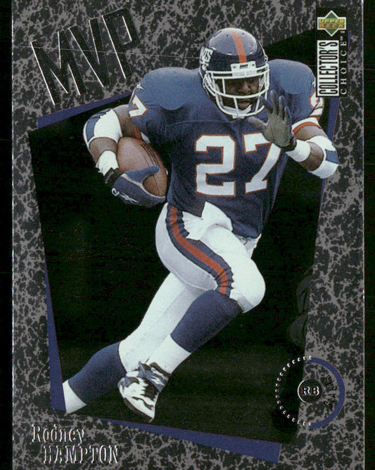 Rodney Hampton 1996 Collector's Choice MVPs #M31 New York Giants