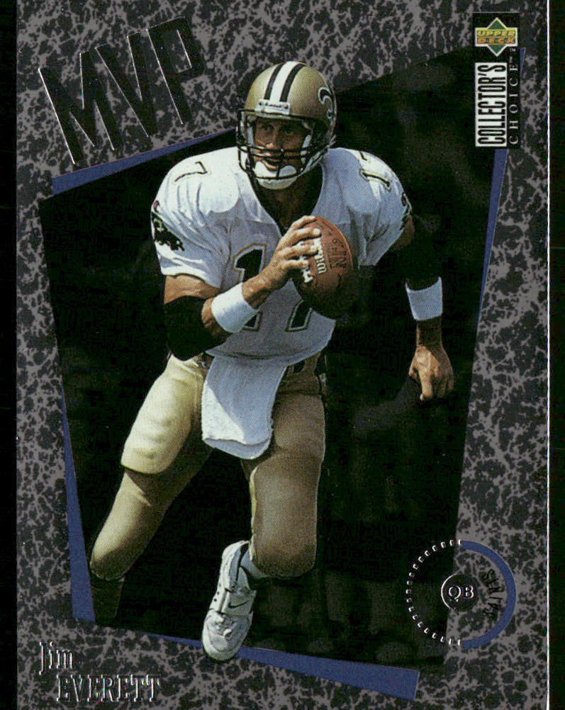 Jim Everett 1996 Collector's Choice MVPs #M30 New Orleans Saints