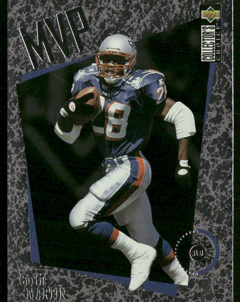Curtis Martin 1996 Collector's Choice MVPs #M28 New England Patriots