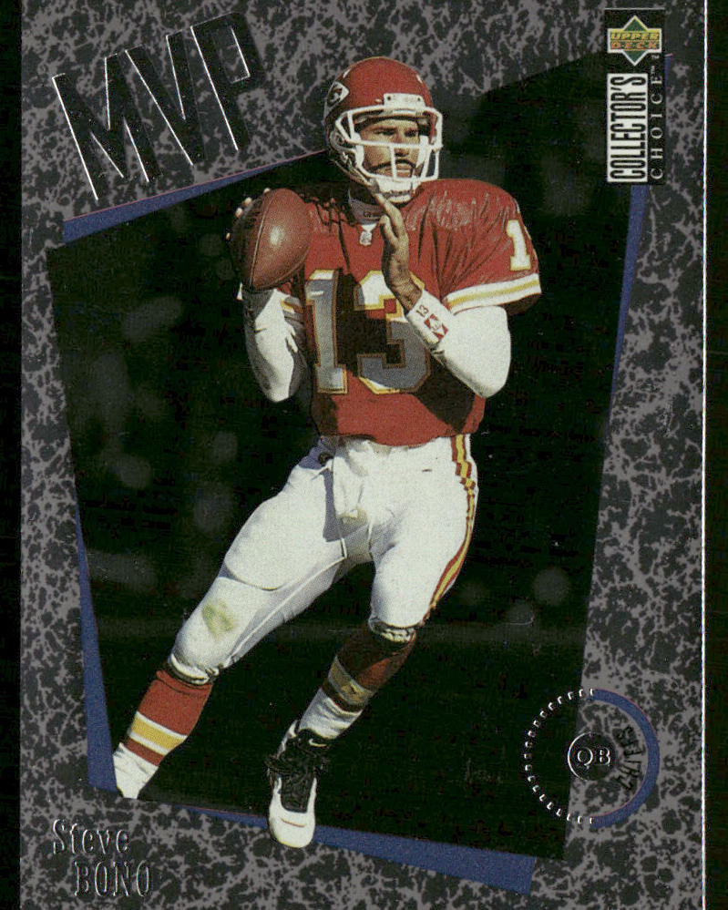 Steve Bono 1996 Collector's Choice MVPs #M23 Kansas City Chiefs