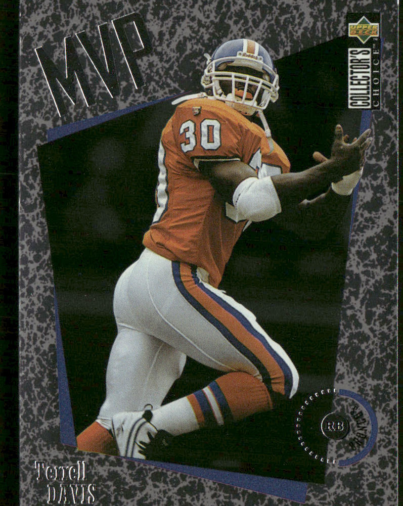 Terrell Davis 1996 Collector's Choice MVPs #M14 Denver Broncos