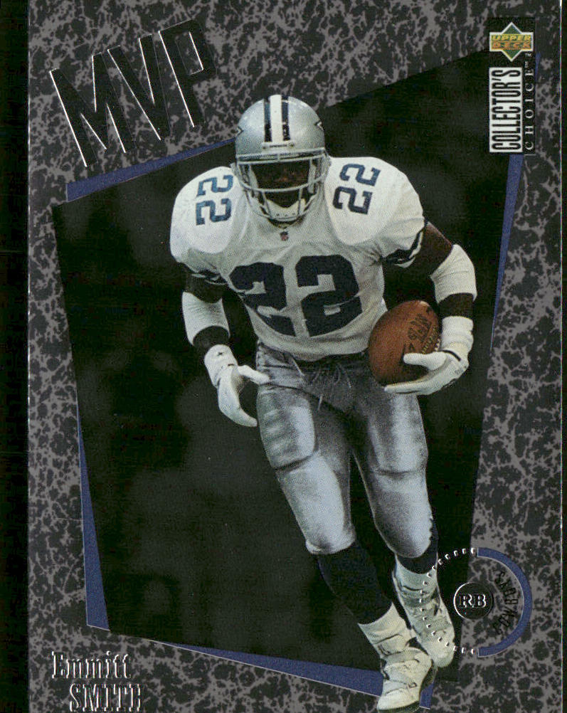 Emmitt Smith 1996 Collector's Choice MVPs Gold #M12 Dallas Cowboys