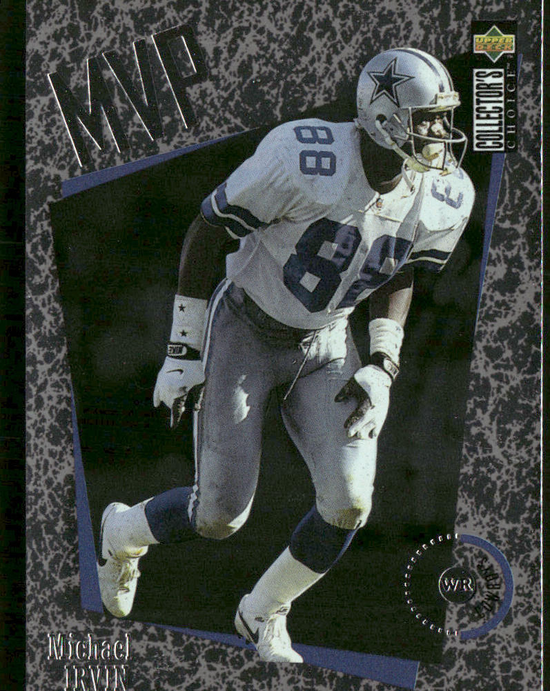 Michael Irvin 1996 Collector's Choice MVPs Gold #M11 Dallas Cowboys