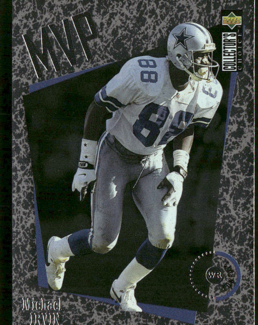 Michael Irvin 1996 Collector's Choice MVPs Gold #M11 Dallas Cowboys