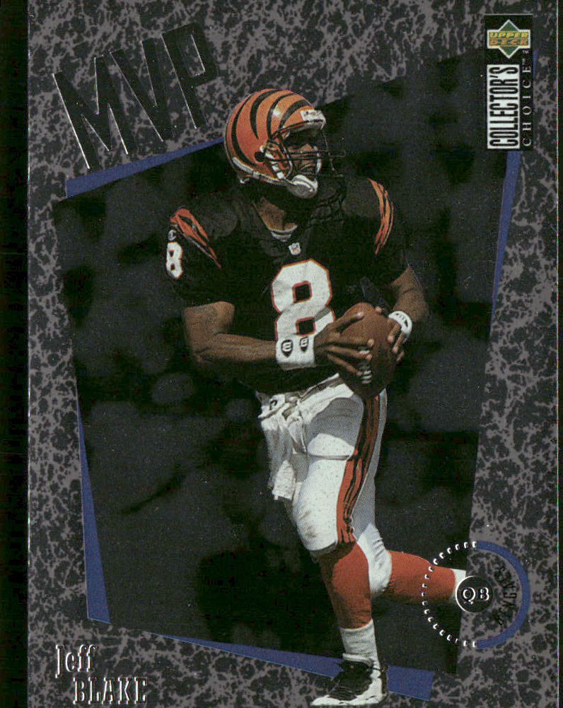 Jeff Blake 1996 Collector's Choice MVPs #M8 Cincinnati Bengals