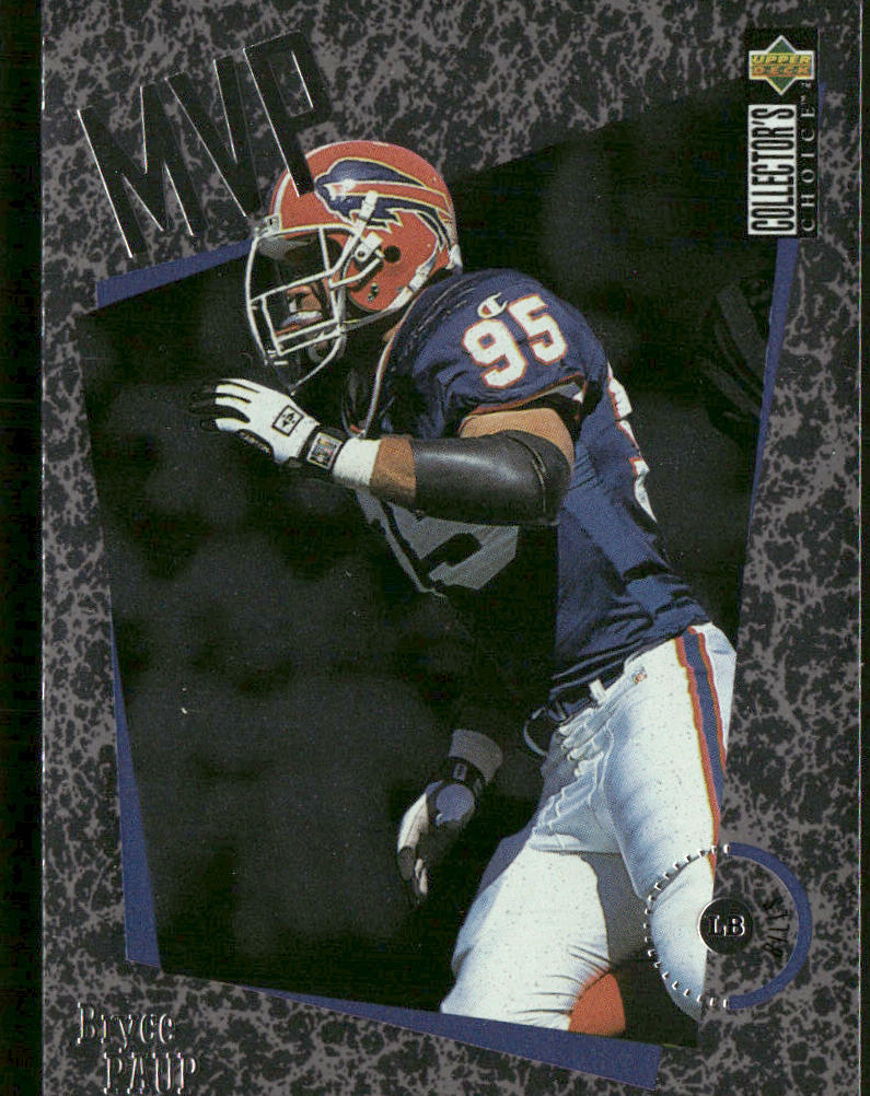 Bryce Paup 1996 Collector's Choice MVPs #M4 Buffalo Bills