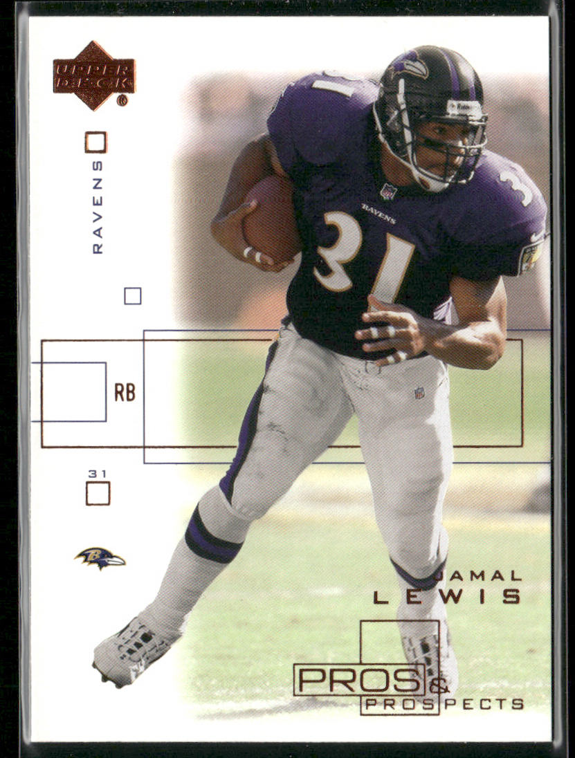 Jamal Lewis 2001 Upper Deck Pros & Prospects #6 Baltimore Ravens