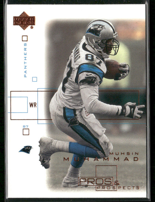 Muhsin Muhammad 2001 Upper Deck Pros & Prospects #12 Carolina Panthers