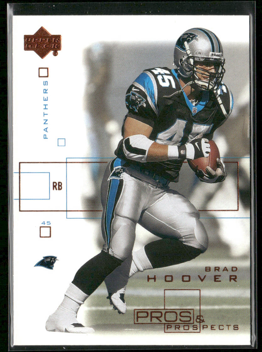 Brad Hoover 2001 Upper Deck Pros & Prospects #13 Carolina Panthers