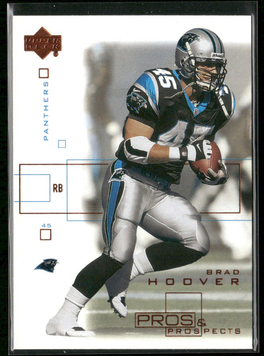 Brad Hoover 2001 Upper Deck Pros & Prospects #13 Carolina Panthers