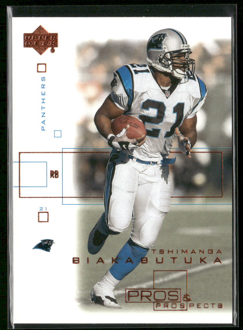 Tim Biakabutuka 2001 Upper Deck Pros & Prospects #14 Carolina Panthers