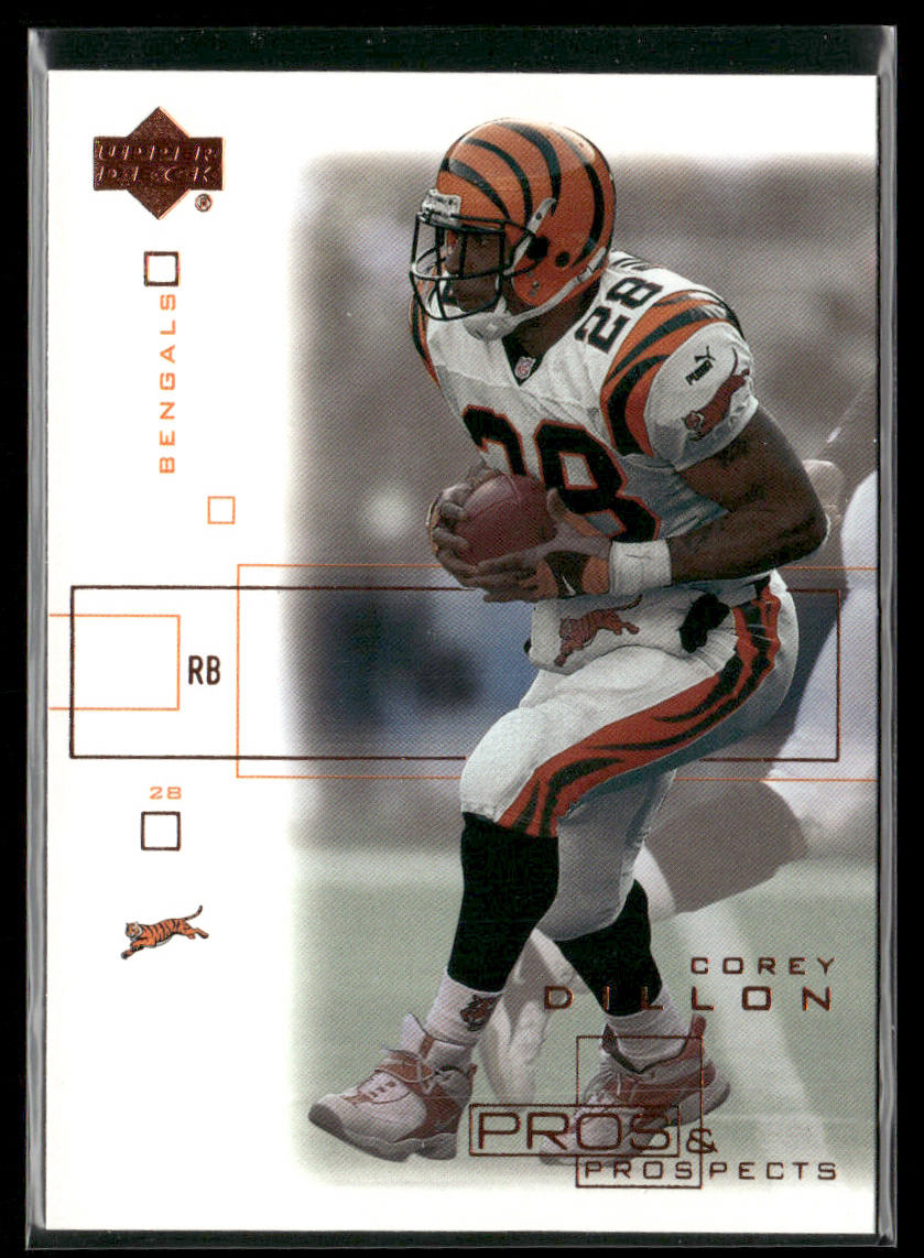 Corey Dillon 2001 Upper Deck Pros & Prospects #20 Cincinnati Bengals
